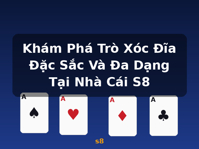 Khám Phá Trò Xóc Đĩa Đặc Sắc Và Đa Dạng Tại Nhà Cái S8 - s8