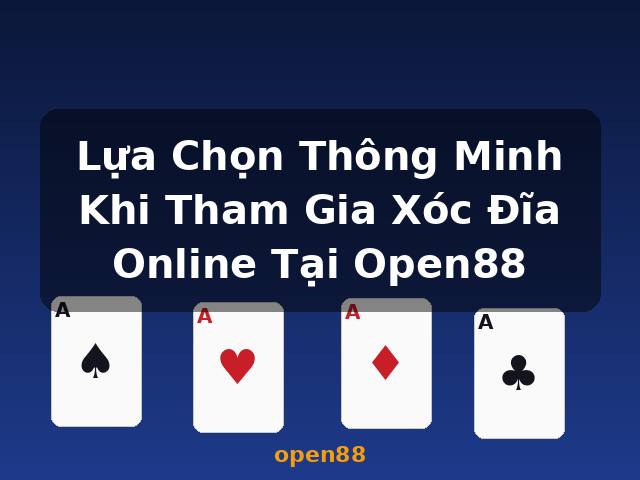 Lựa Chọn Thông Minh Khi Tham Gia Xóc Đĩa Online Tại Open88 - open88