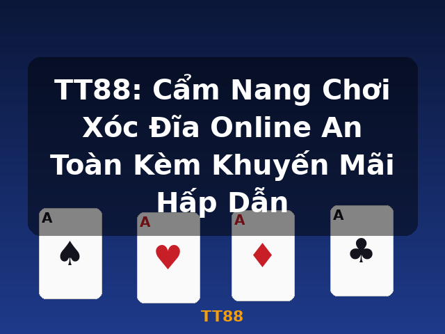 TT88: Cẩm Nang Chơi Xóc Đĩa Online An Toàn Kèm Khuyến Mãi Hấp Dẫn - TT88