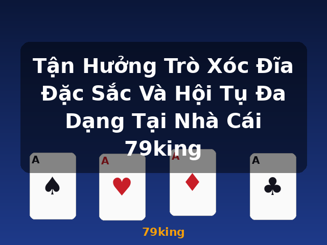 Tận Hưởng Trò Xóc Đĩa Đặc Sắc Và Hội Tụ Đa Dạng Tại Nhà Cái 79king - 79king