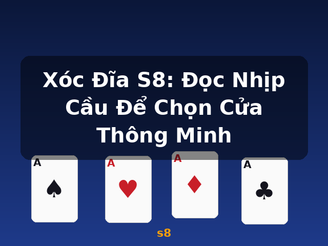Xóc Đĩa S8: Đọc Nhịp Cầu Để Chọn Cửa Thông Minh - s8